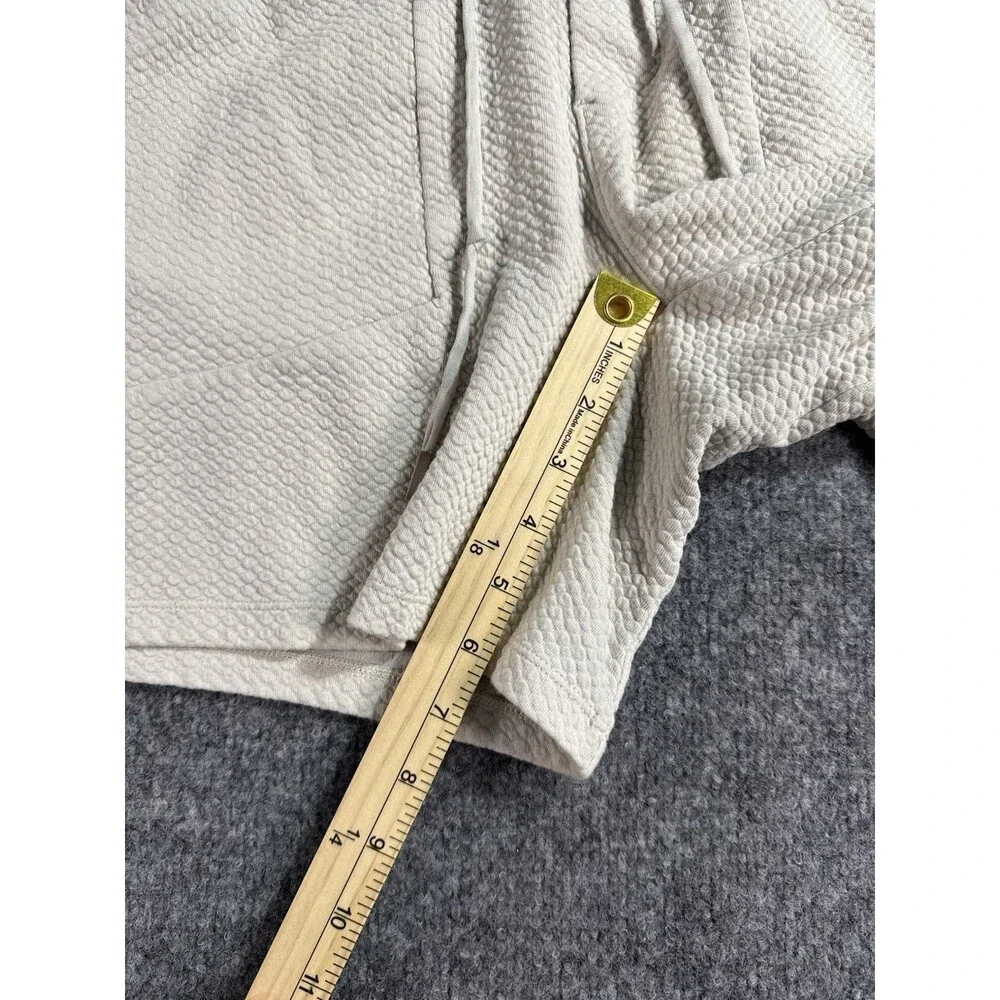 Lululemon At Ease Shorts 7” Bone Beige Waffle Knit Men’s Size Large